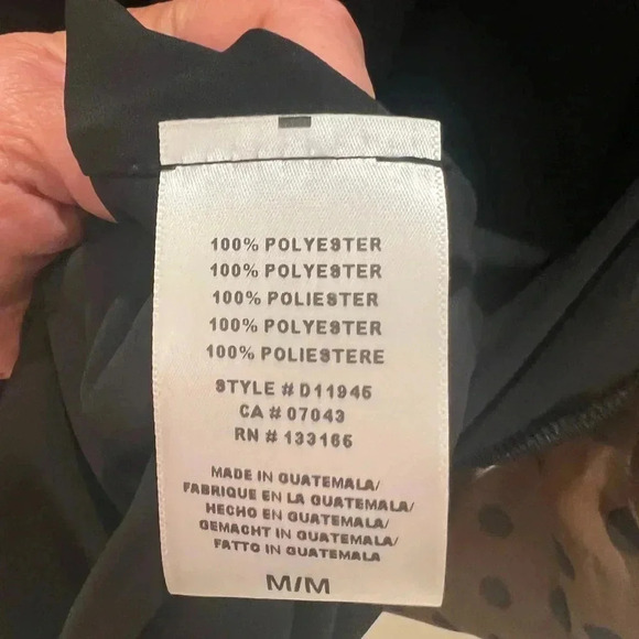 NWT new Anthropologie Erin+ Ali Palais brown black polka dot sleeveless top M - Picture 9 of 13